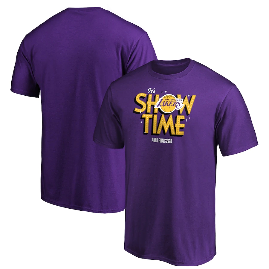 Men's Los Angeles Lakers 2020 Purple Finals Bound Team Ambition Hometown T-Shirt